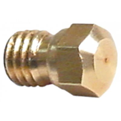 pilot burner nozzle natural gas bore ø 0,35mm code 35 gas pressure 20mbar M5x0,75