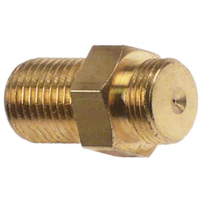 pilot burner nozzle code 40 bore ø 0,4mm M10x1 - 3/8" UNEF WS 12 Qty 1 pcs