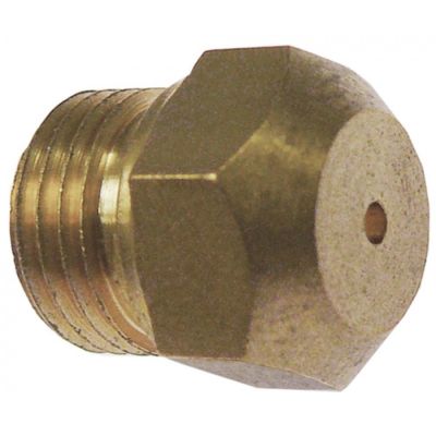 Duza gaz, filet M10x1, hexagon 11 mm, orificiu ø 0,95 mm - 100420