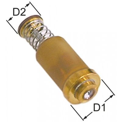 Supapa magnetica - bobina, L 35 mm, D1 ø 15,4 mm, D2 ø 11 mm, pentru JUNKERS presiune ridicata - 101048