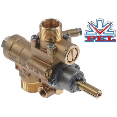 Robinet de gaz PEL23S/V, ax 8 x 10 mm - 101093