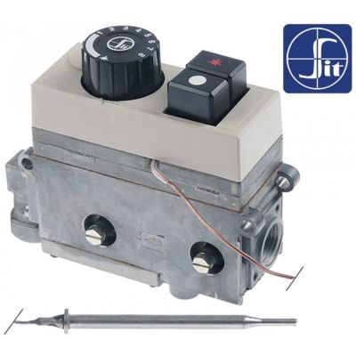 Valva de gaz termostatica 710 Minisit, temp. 110-190 °C, intrare gaz 1/2", iesire 3/8", cu regulator presiune gaz - 101115