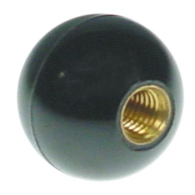 ball handle M8 ø 25mm black