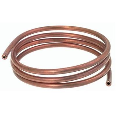 Teava de cupru moale ext. ø 6 mm, int. 2 mm, perete 1 mm, lungime 1 metru - 102111M