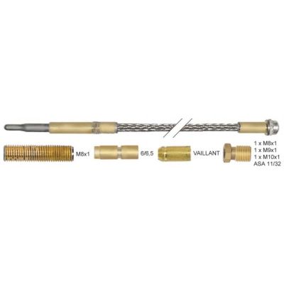 Termocupla flexibila L 1200 mm, set 8 piese, universal - 102287