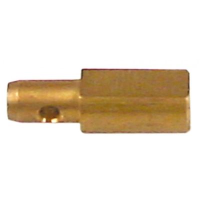 gas tap spindle ø 6,5x9mm JUNKERS shaft flat on both sides