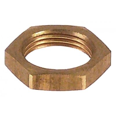 nut thread M14x1 H 3,5mm WS 18 brass Qty 1 pcs