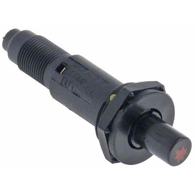 piezoelectric igniter body plastic blowing mounting ø 22mm connection male faston 2,8mm