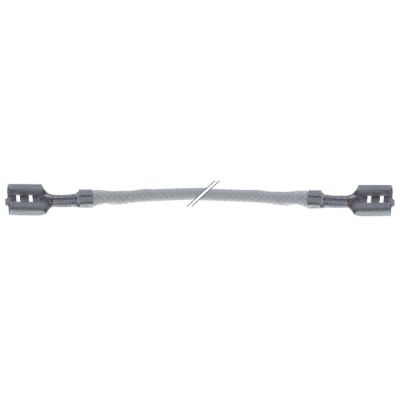 cable connection male faston 6,3mm cable length 900mm Qty 1m