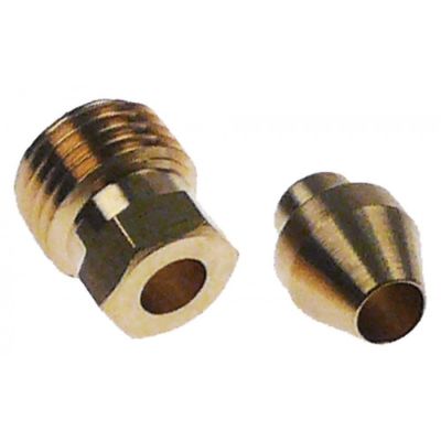 union screw thread M10x1 for pipe ø 4mm Qty 10 pcs WS 8 with olive