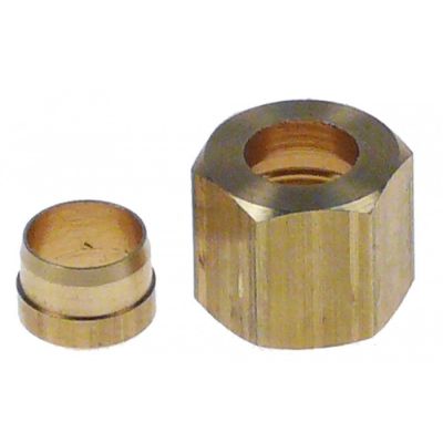 Surub de conectare, M12x1, teava de ø 8, cant. 1 buc - Cod 102959