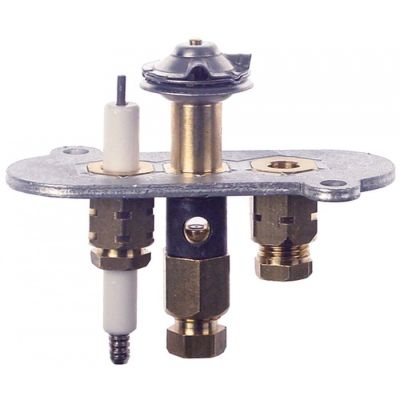 Arzator pilot cu 2 flacari, gaz natural, pentru teava ø 6 mm - 102975