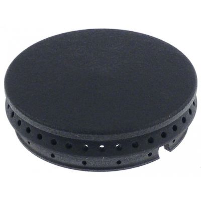 Cap coroana arzator 3 kW, ext. ø 73 mm, scaun ø 67 mm, emailat - 103213