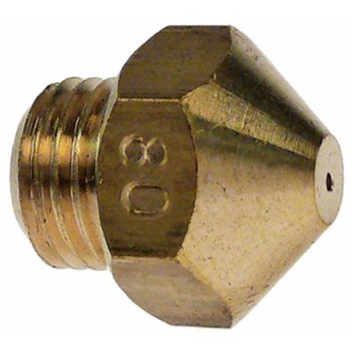duza de gaz filet M9x1 DC 12 ø perforare 0.8mm conic