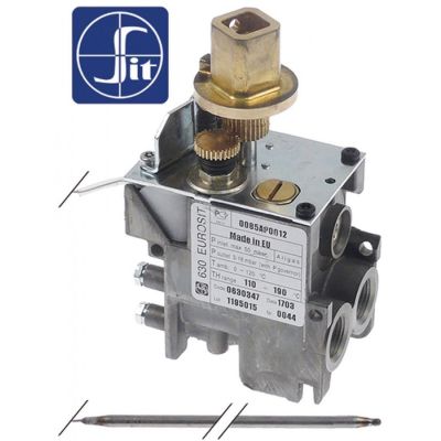 Valva de gaz termostatica SIT 630 Eurosit 110-190°C, racorduri 3/8", SIT 0630347 - 103310