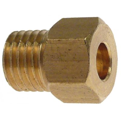 duza de gaz filet M6x0,75 DC 7 ø perforare 1.3mm