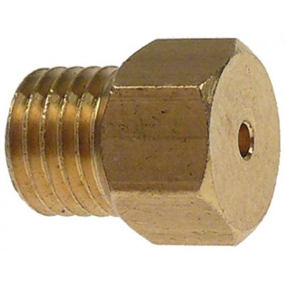 duza de gaz filet M6x0,75 DC 7 ø perforare 1.3mm
