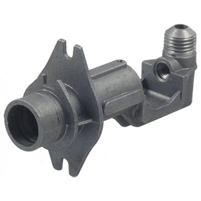 Suport arzator pentru coroana ø 100 mm, din aluminiu, cu locas pentru duza si regulator amestec - 104246