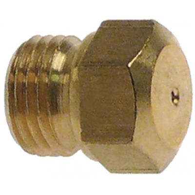 Duza gaz ø 1,7 mm, filet M10x1, hexagon 11 mm - 104357