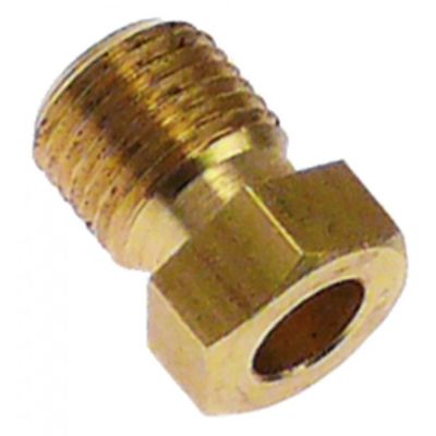 union screw thread M10x1 for pipe ø 6mm L 16 mm Qty 1  pcs WS 11
