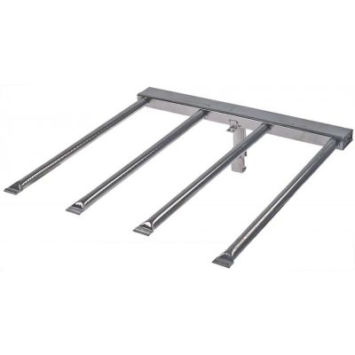 arzator de gaz tubular L 590mm L 585mm ø 25mm Î 170mm tigaie basculantă pentru model