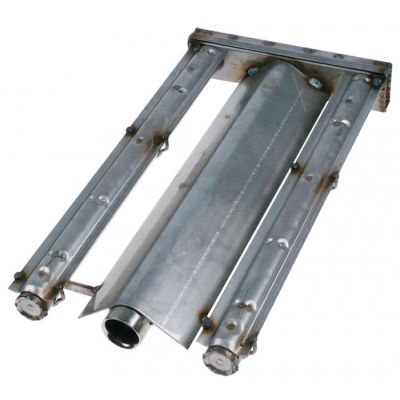 Arzator tubular cu 2 bare, L 370 x 200 mm, ø 25 mm, H 45 mm, pentru gratar cu piatra vulcanica 6 kW - 104760