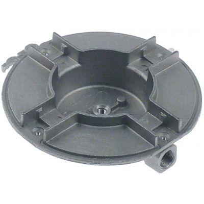 burner lower part 3,6 kW for igniter ø 6 mm for thermocouple ø 6 mm without nozzle ID ø 64 mm