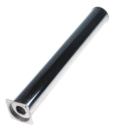 Arzator tubular ø 50 mm, L 395 mm, flansa 57x57 mm - 105540