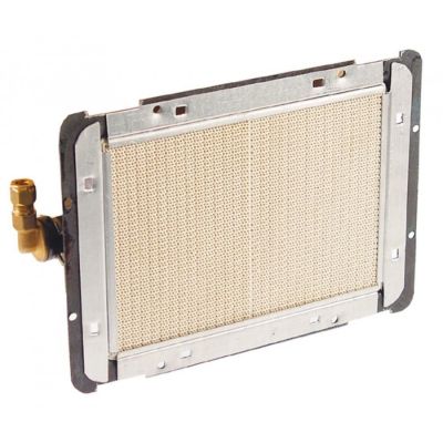 Arzator ceramic ext. 235 x 172 mm, suprafata ardere 178 x 125 mm pentru kebab / gyros / shaorma - 105586