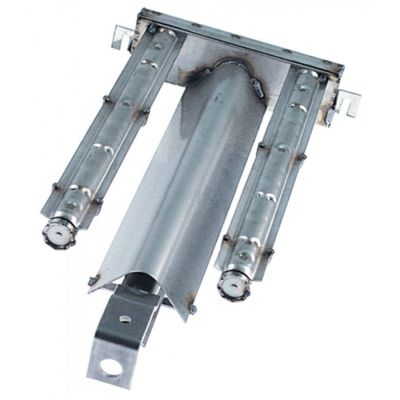 Arzator tubular cu 2 bare, L 458mm, W 200mm, ø 25mm, H 60mm - Cod 105958