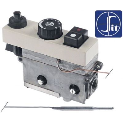 gas thermostat with cover cap and knob SIT type MINISIT 710 t.max. 340 °C 100-340°C
