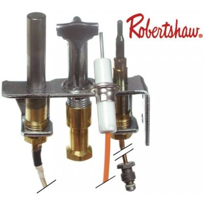 pilot burner ROBERTSHAW type 4SHR-44 3 flames LPG code 16  for pipe ø 1/4" CCT