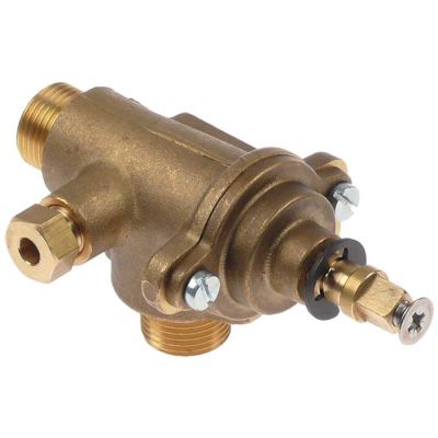 gas tap STN3R gas inlet 3/8" (tube ø 10/8mm) bypass nozzle ø 0mm
