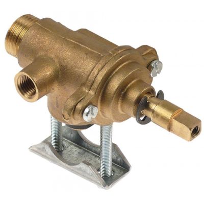 gas tap STN3R gas inlet pipe flange ø21mm bypass nozzle ø 0mm
