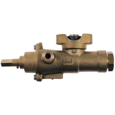 gas tap STN3R gas inlet pipe flange ø21mm gas outlet 1/2" (tube ø 10mm)