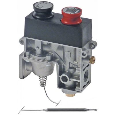 gas thermostat t.max. 300 °C gas inlet 1/2" gas outlet 1/2" probe ø 6,5 mm probe L 80 mm