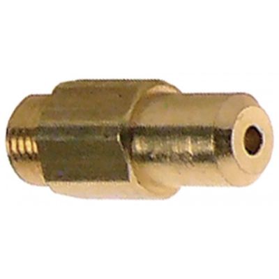 Duza gaz, filet M10x1 mm, orificiu ø 1,95 mm, hexagon 11 mm - 106291