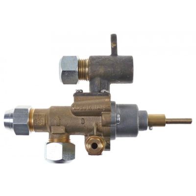 gas tap alternatives to EGA type GPEL21R with pipe outlet gas inlet M18x1.5 (tube ø 12mm)