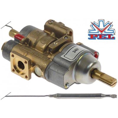 gas thermostat PEL type 24STS 140-340°C gas inlet flange bypass nozzle ø 0mm