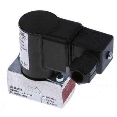 solenoid valve 230 V inlet 1/8" outlet 1/8" connection 1/8" L 52 mm p max 0,36 bar p min 0bar