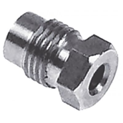 Niplu - presetupa pentru termostat, filet M10x1 mm, pentru senzor ø max. 4,5 mm - 106605