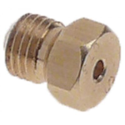 gas injector M6x0,75 WS 7 bore ø 0,73mm