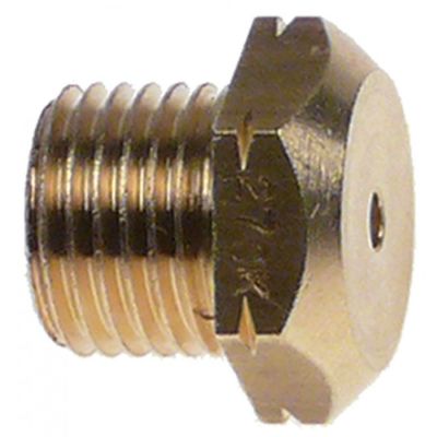 gas injector 1/4" WS 17 bore ø 3,2mm L 16mm