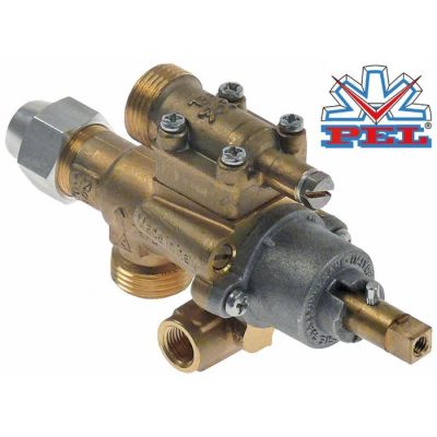 Robinet de gaz PEL 22S/O, intrare gaz filet M20x1,5 mm, iesire gaz filet M20x1,5 mm - 107201