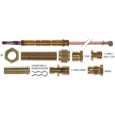 thermocouple set 13-piece L 900mm plug connection ø6,0mm