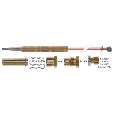 Set termocupla cu 11 piese, L 1200 mm, cap ø 6.0 mm - 107265