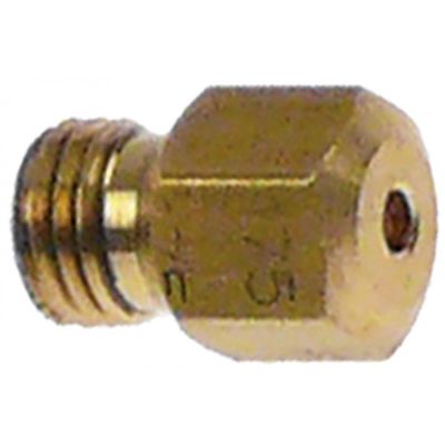 gas injector M6x0,75 WS 7 bore ø 1,75mm