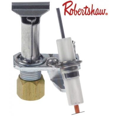 pilot burner ROBERTSHAW type 2 flames natural gas code 18 for pipe ø 1/4" CCT