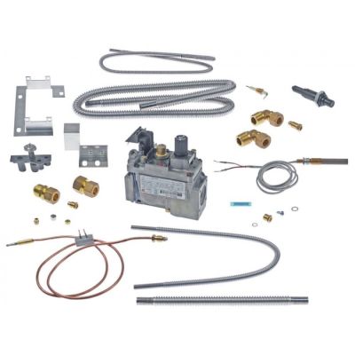 gas valve series 820 0,17V gas inlet 1/2" gas outlet 1/2" thermocouple connection M9x1