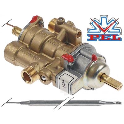 Robinet termostatat PEL 25ST"V", T max.110°C, intrare gaz M16x1.5 (teava ø 10 mm) - 107459